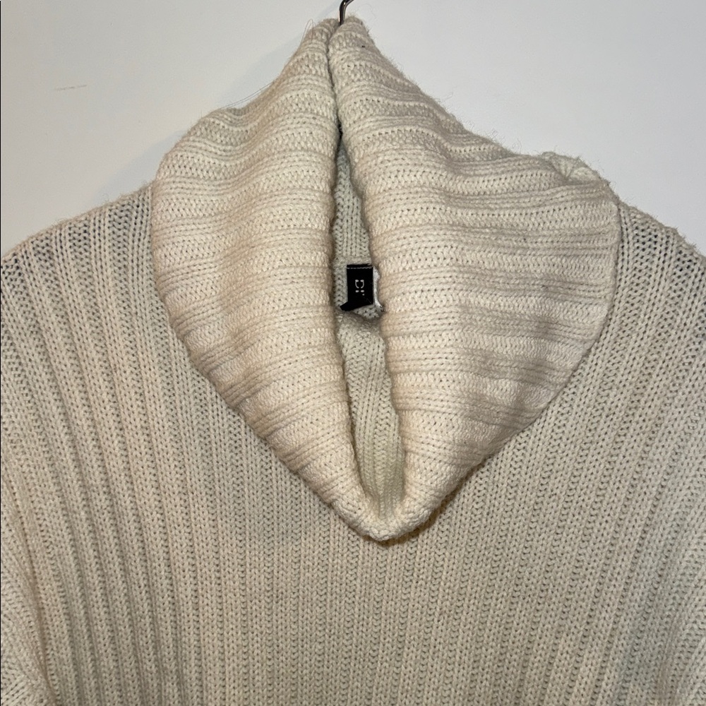 H&M Off-White Ribbed Cowl Neck Sweater - Picture 5 of 5